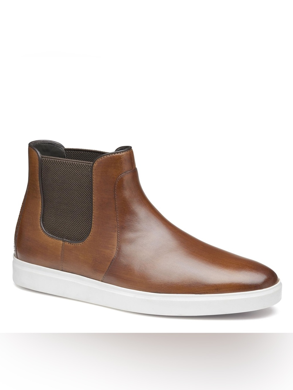 Men’s JOHNSTON & MURPHY Brody brown leather Chelsea boots- Size 11